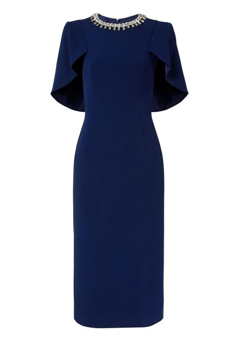 Abito con cristalli thalia in blu Jenny packham - donna